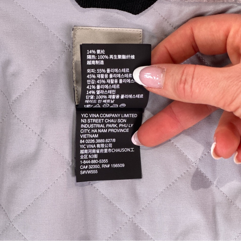 Vuori Restore Longline Open Front Coat Womens L Gray Athluxury - Picture 14 of 16